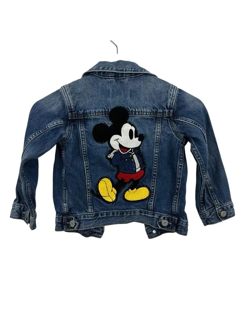 Gap × Disney Toddler Mickey Mouse Icon Denim Jacket Size 4